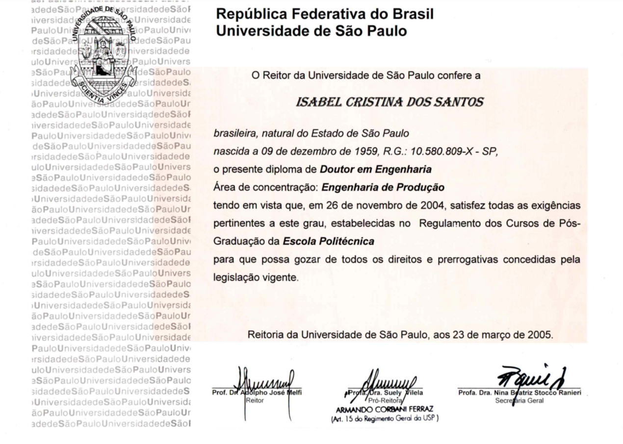 Isabel Cristina Dos Santos